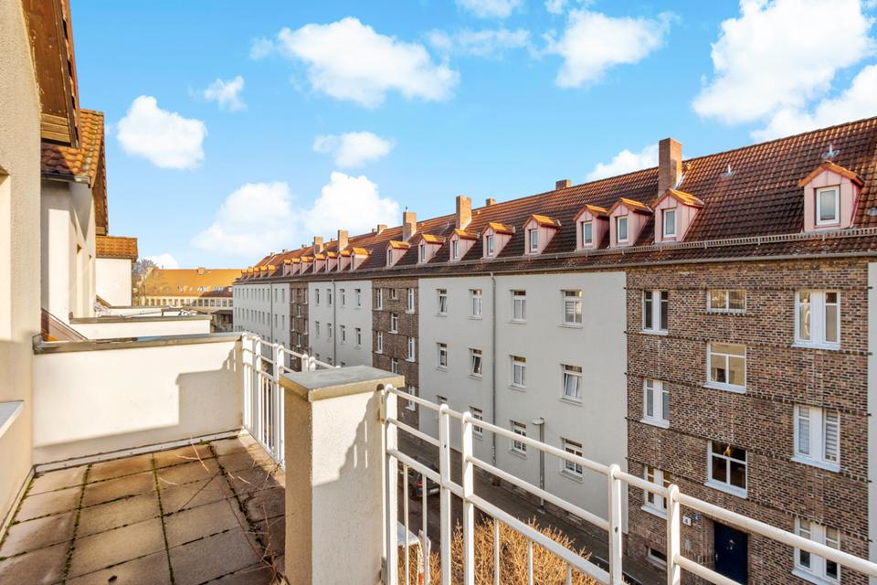 Thumbnail-Schöne 1-Raumwohnung mit Balkon in Ammendorf!