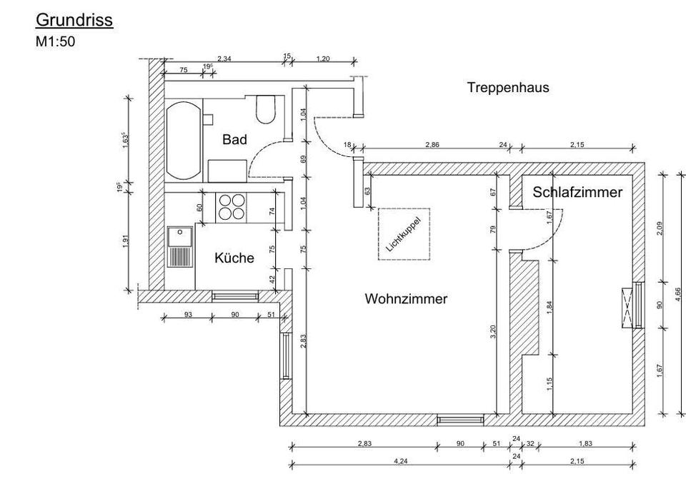 Thumbnail-2-Raum-Wohnung mit EBK in der Westvorstadt
