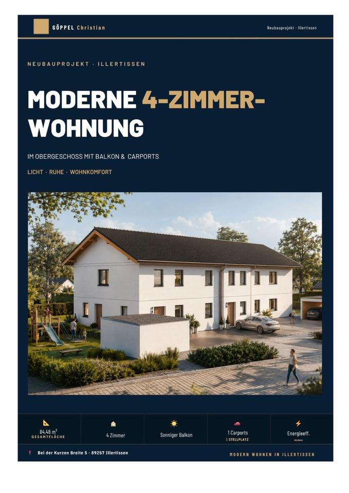 Thumbnail-4-Zimmerwohnung Illertissen Erstbezuzg