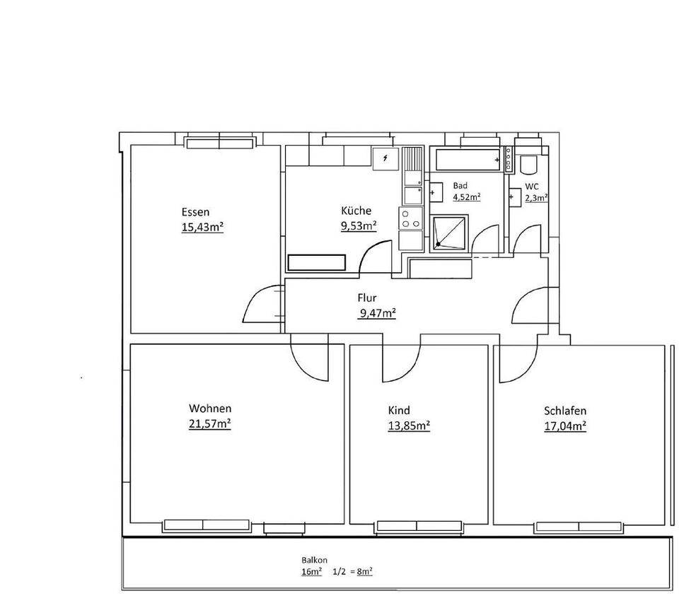 Thumbnail-Schöne 4 Zimmer Wohnung in Singen Süd