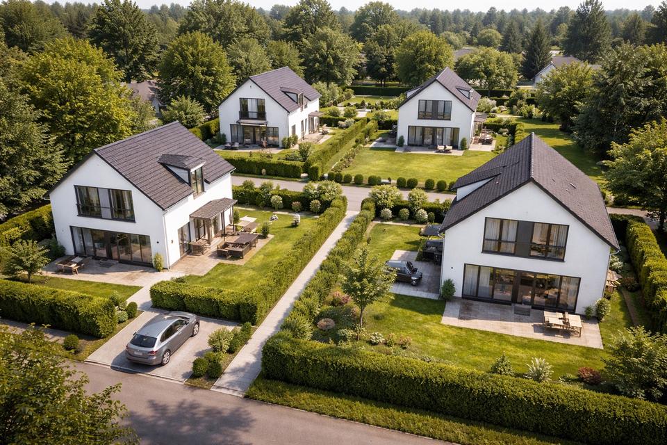 Thumbnail-Baugrundstück 1.503 m² + Bestandshaus | 32 m Front | Meerbusch
