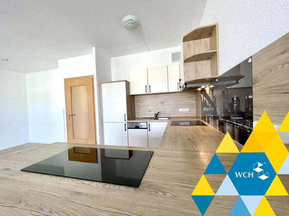 Thumbnail-Großzügig geschnittene 2-Raum-Wohnung mit Einbauküche