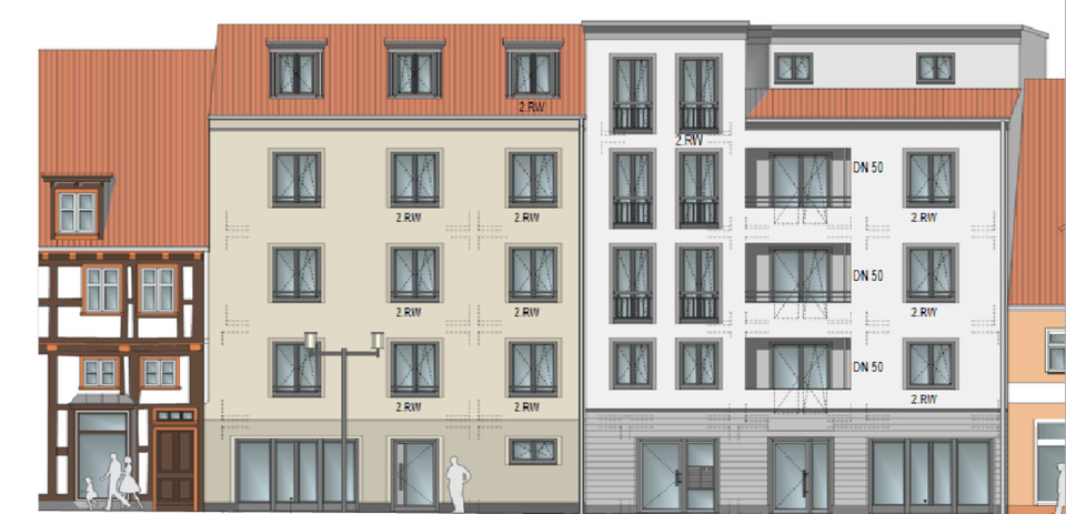 Thumbnail-Büro- Ladengeschäft 6,5 Meter Straßenfront Erstbezug zu vermieten