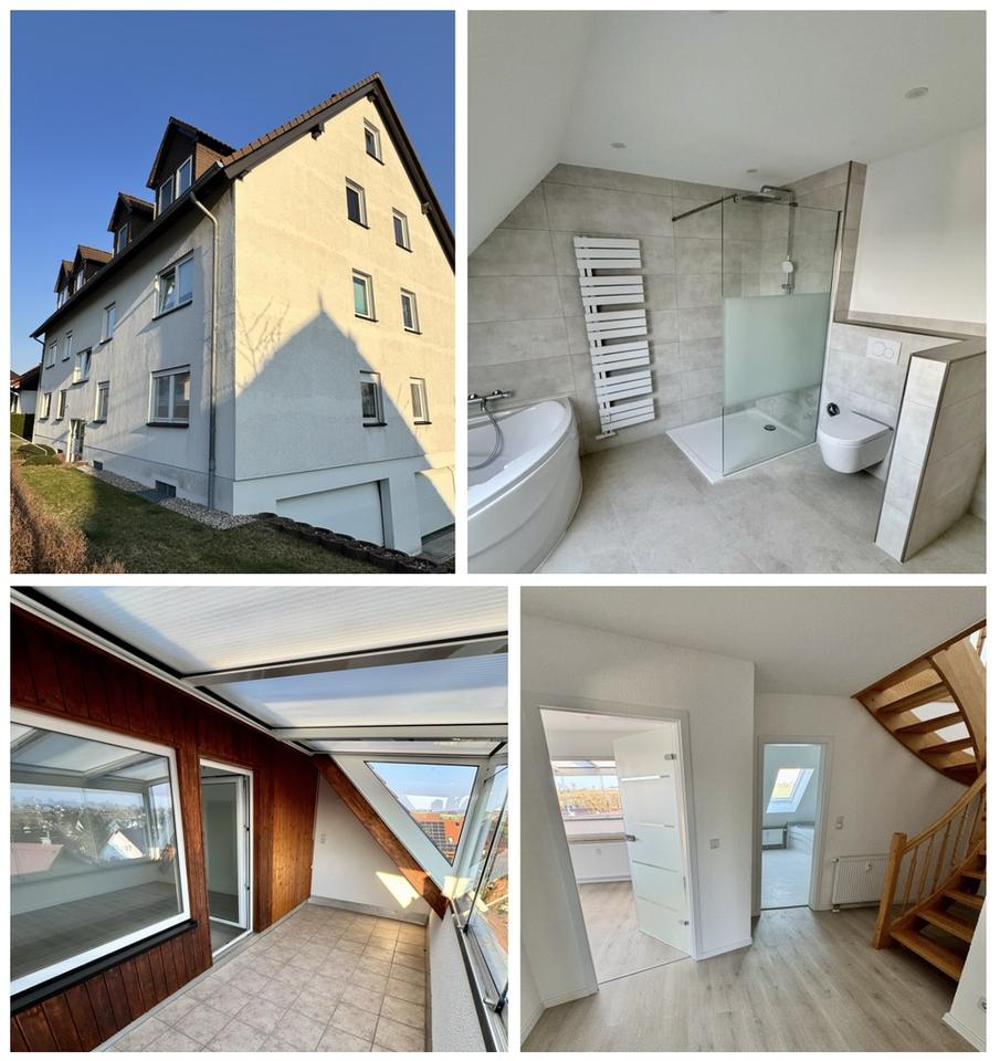 Thumbnail-Attraktive 102 m² 3,5-Raum-Wohnung nahe Chemnitz mit Wintergarten, Tageslichtbad & Tiefgarage