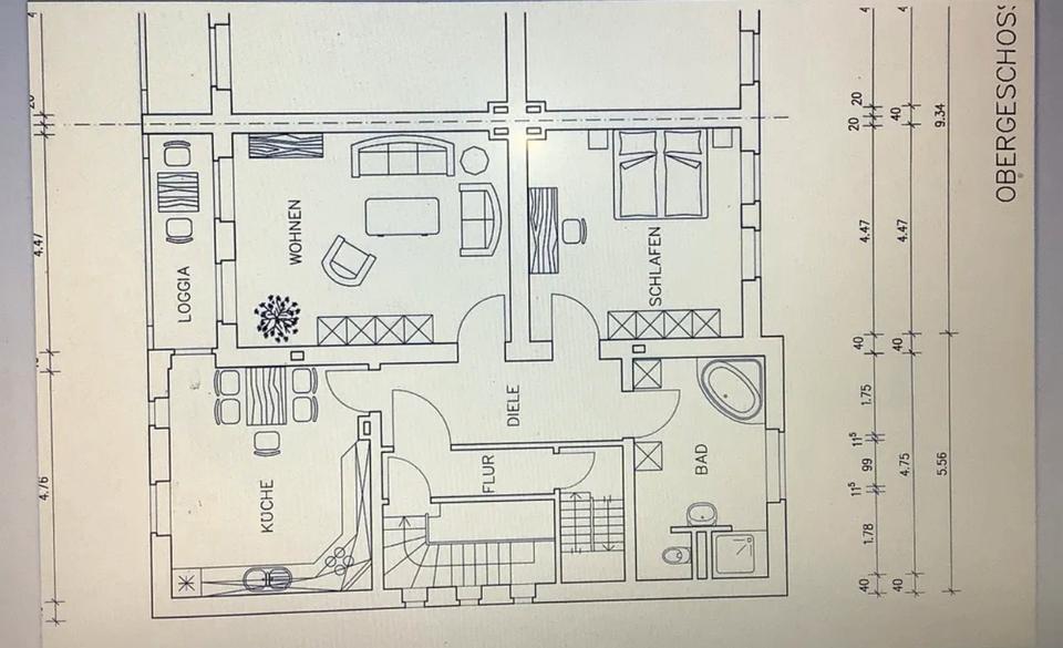 Thumbnail-2,5-Zimmer-Wohnung (Villa) mit Balkon in Duisburg Bergheim