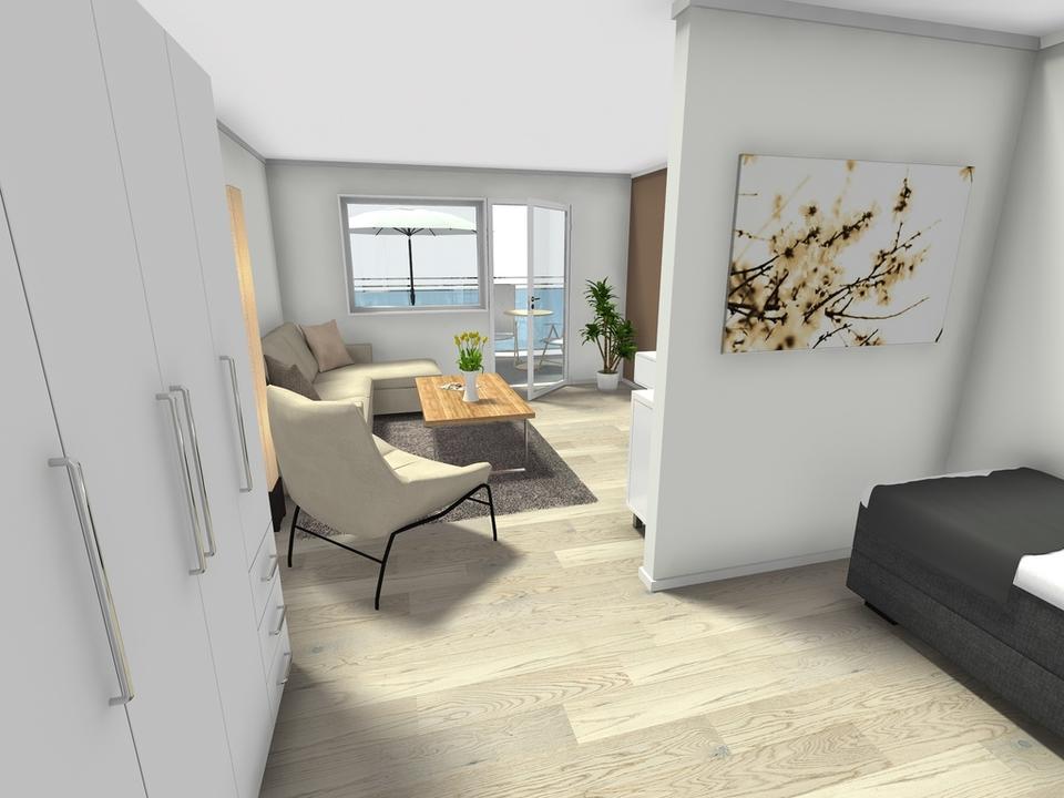 Thumbnail-Barrierearme 2-Raum-Wohnung mit bodengleicher Dusche