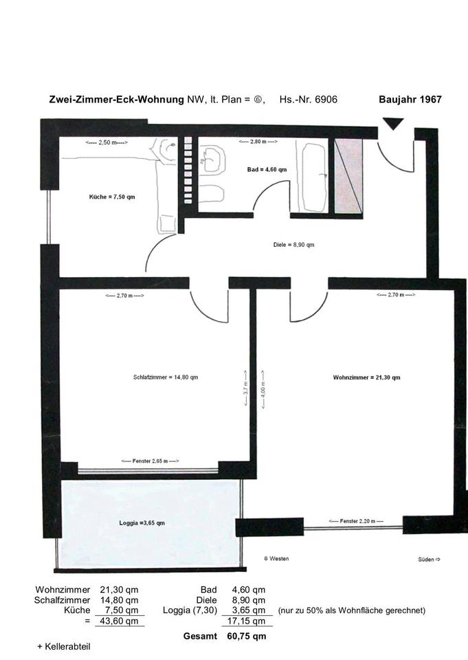 Thumbnail-2-Zimmer-Wohnung Kemptener Str. 69, 81475 München