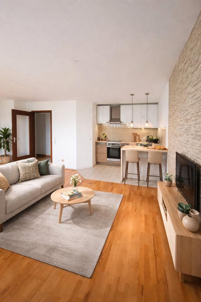 Thumbnail-EG Wohnung 2 Stellplätze (inkl. TG), XL Eckbadewanne, Südterrasse