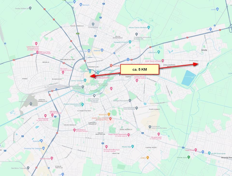 Thumbnail-Baugrundstück in Rumänien Timisoara (Ghiroda) 2618 m²