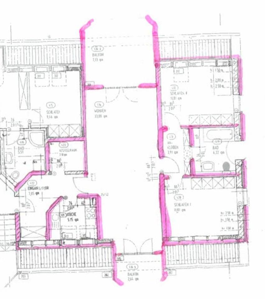 Thumbnail-Helle 3,5-Zimmer-Wohnung mit 2 Balkonen in Halle-Ammendorf