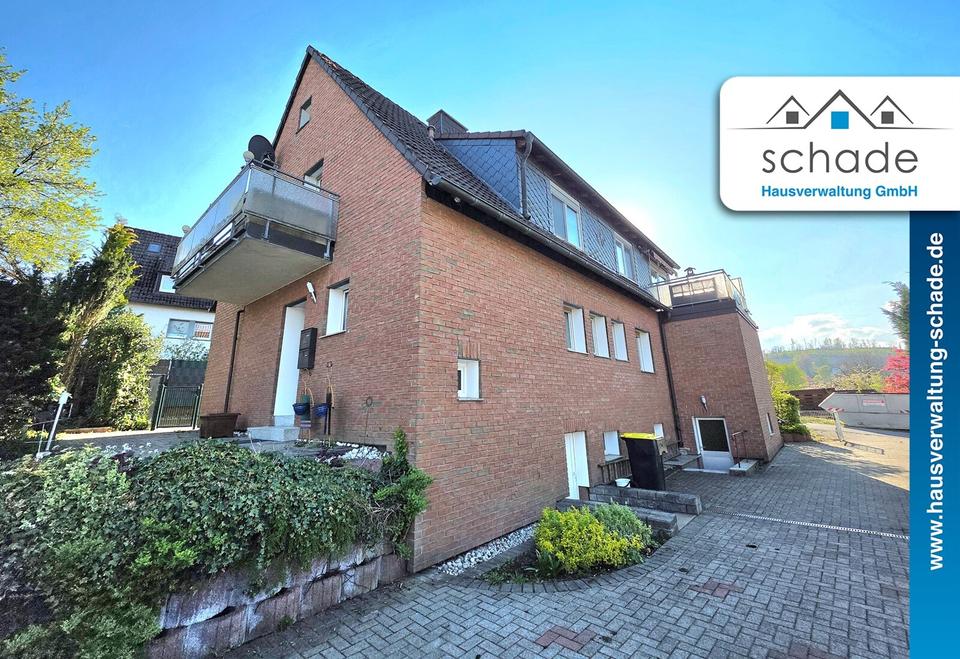 Thumbnail-SCHADE HAUSVERWALTUNG - Renovierte 3-Zimmerwohnung mit 2 Balkone und Garage in Herscheid!
