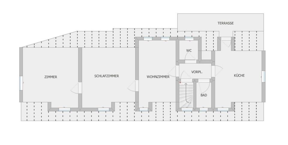 Thumbnail-3 Zimmer DG Wohnung mit Balkon