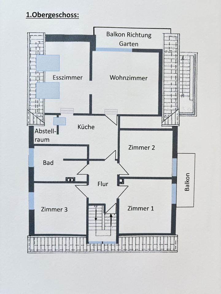Thumbnail-OG Wohnung ca. 96 Quadratmeter mit großen Balkon