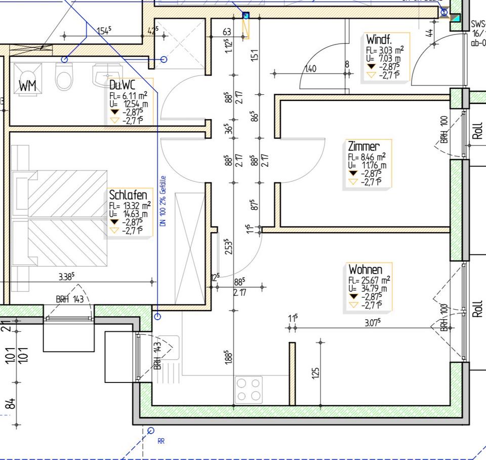 Thumbnail-3 Zimmer Einliegerwohnung in Ehingen – Rosengarten zu vermieten