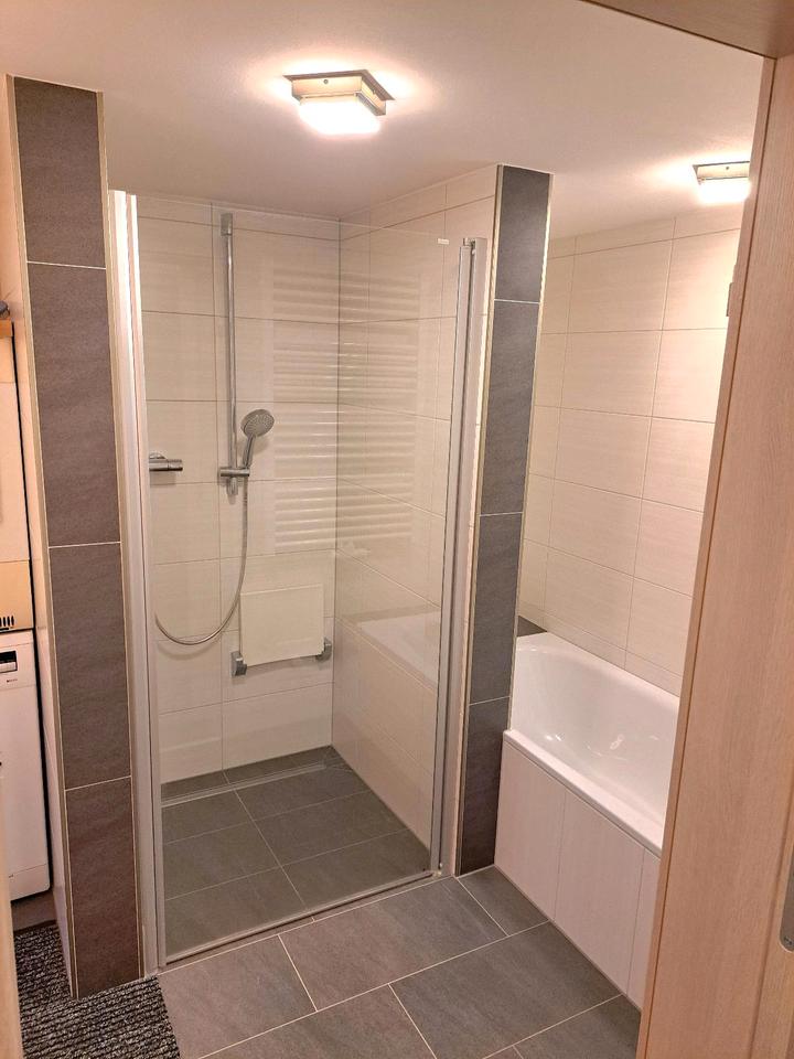 Thumbnail-Wohnung barrierefrei mit großer Garage Werkstatt zu vermieten