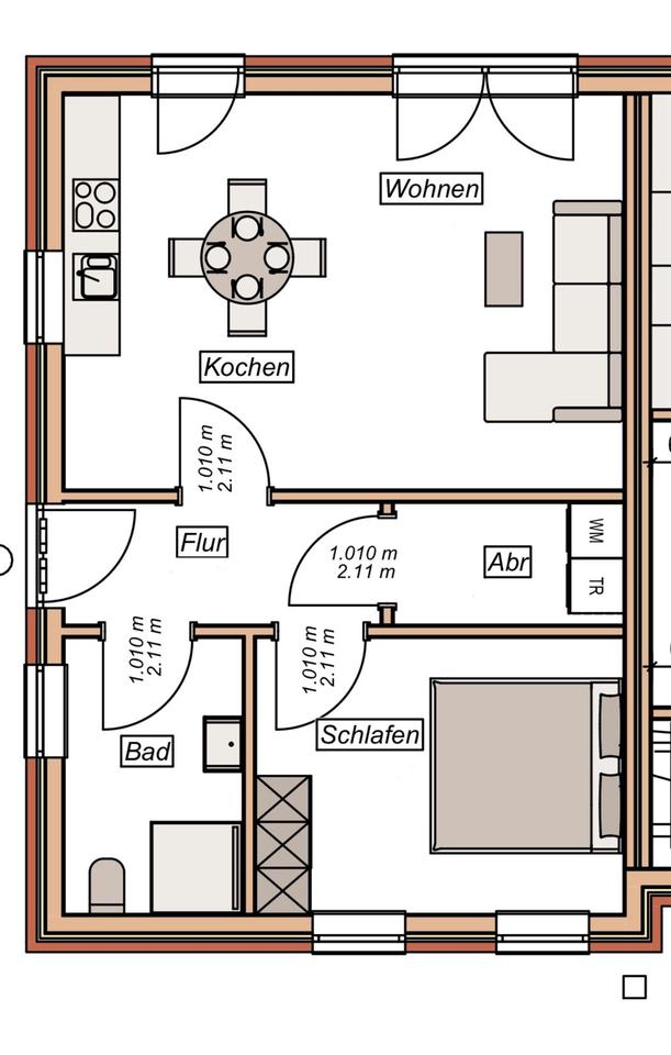 Thumbnail-Barrierefreie Neubauwohnung in zentraler Lage in Hinte