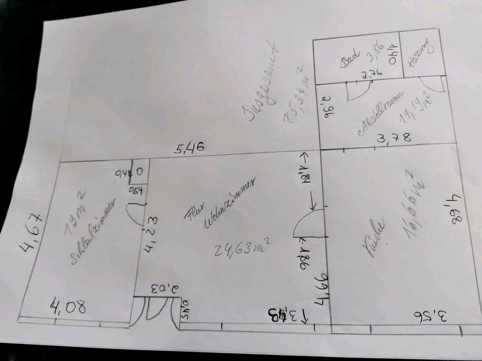 Thumbnail-Erdgeschosswohnung zu vermieten