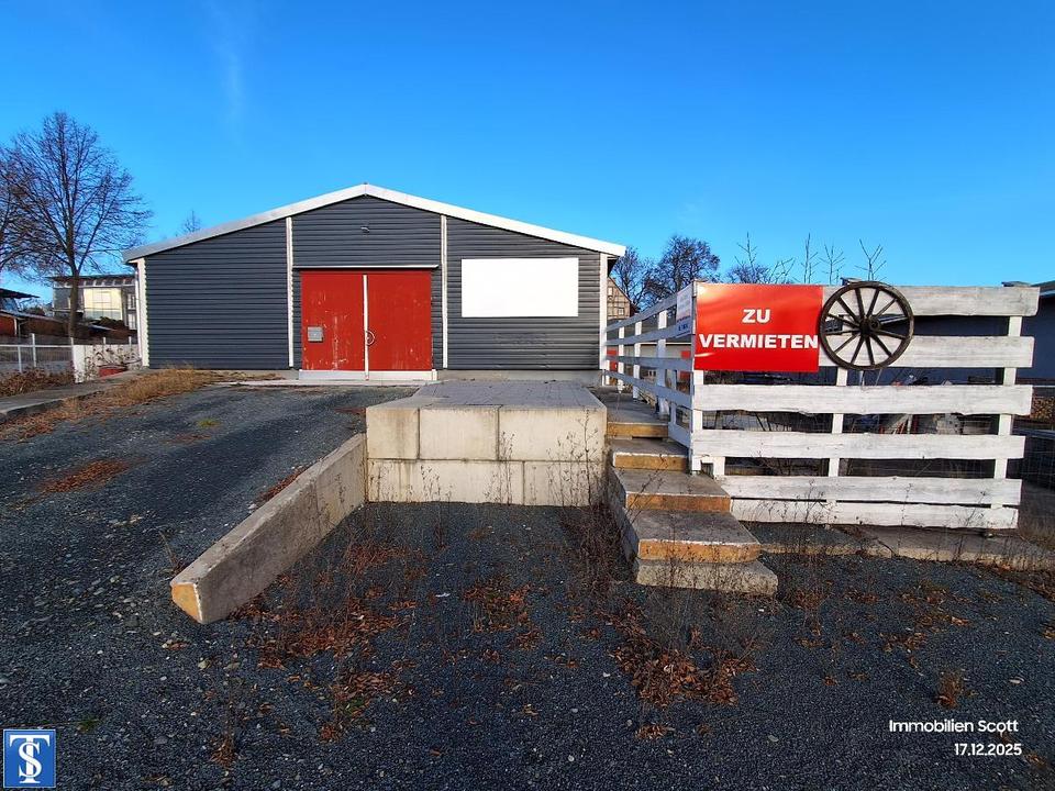 Thumbnail-Vielseitige Gewerbehalle (283 m²) mit Rampe & LKW-Zufahrt – Ideal für Logistik & Handwerk!