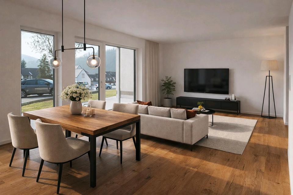 Thumbnail-Moderne 2-Zimmer Neubau-Eigentumswohnung mit Terrasse