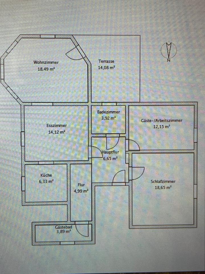 Thumbnail-3,5 Zimmerwohnung mit Terrasse