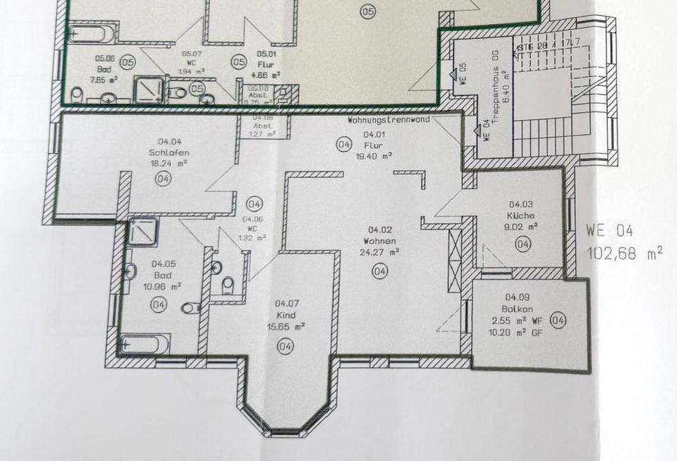 Thumbnail-Helle frisch renovierte Wohnung in ruhiger Lage in Friedrichroda