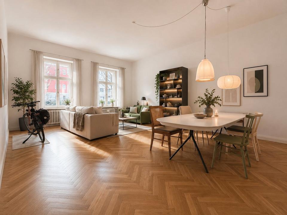 Thumbnail-! Sofort bezugsfrei ! Charmante Hochparterre-Wohnung in gepflegte