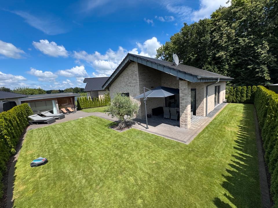 Thumbnail-Schönes Ferienhaus mit Sauna am Harkebrügger See Nähe Oldenburg