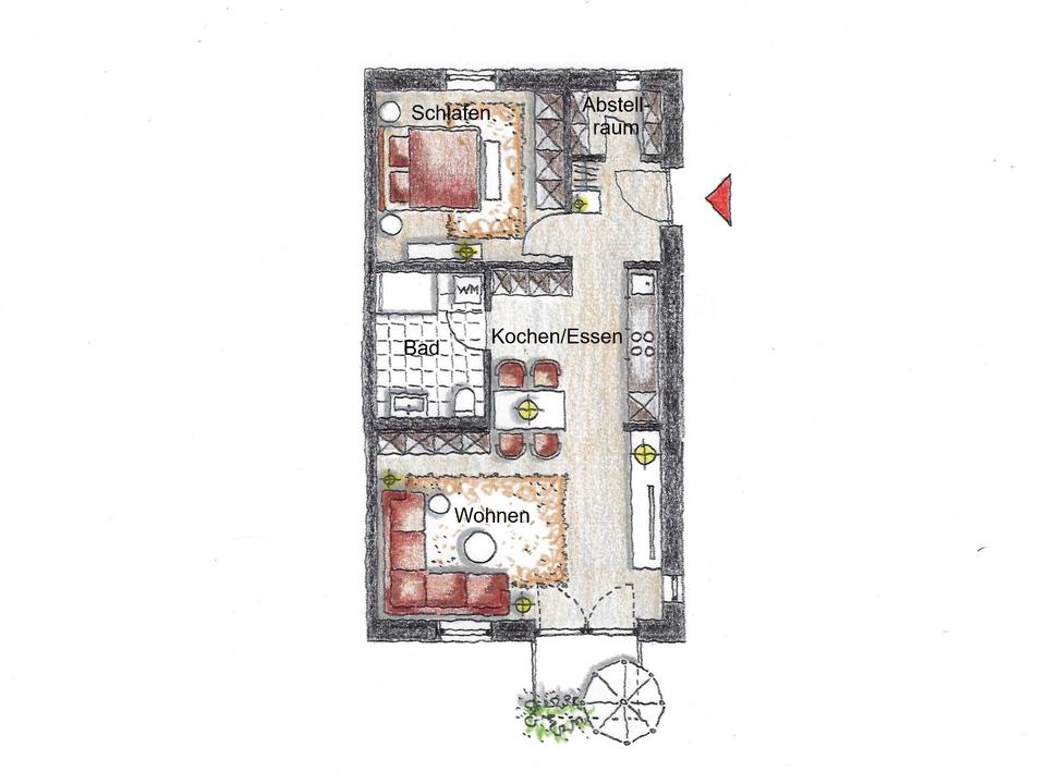 Thumbnail-2 Zimmer Wohnung Neubau mit Stil Freyung Stadtmitte Balkon