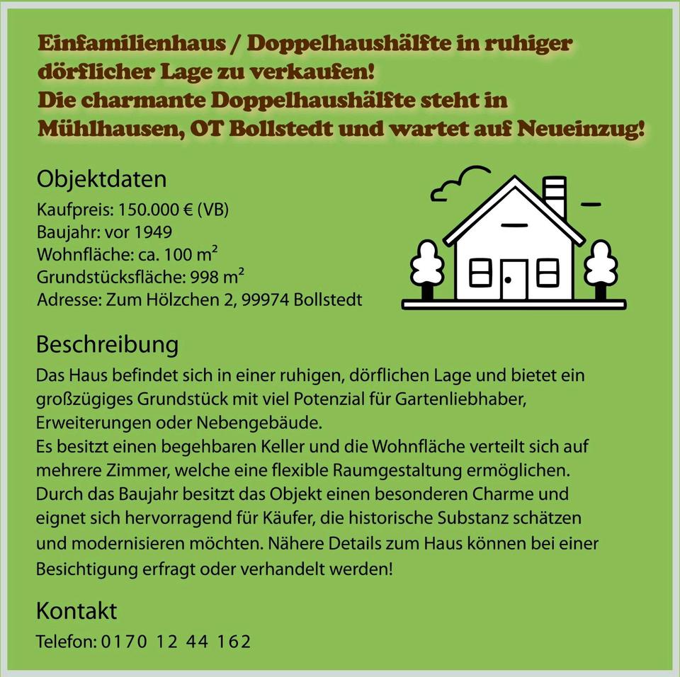 Thumbnail-EinfamilienhausDoppelhaushälfte mit Garten, Keller