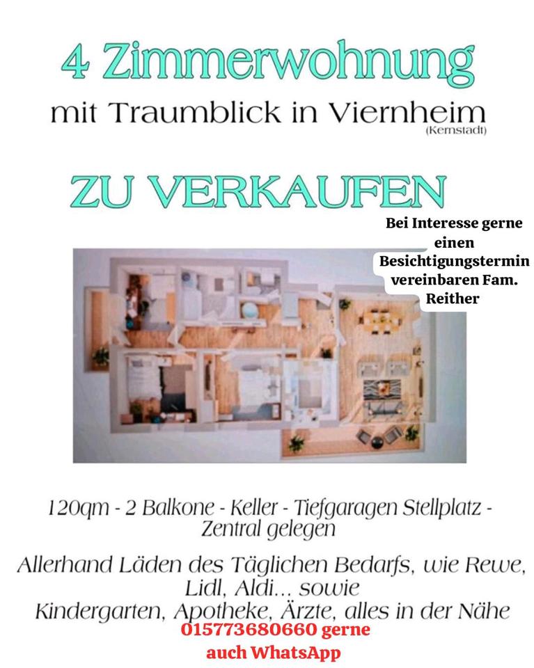 Thumbnail-4 Zimmer Wohnung in der Kernstadt Viernheim