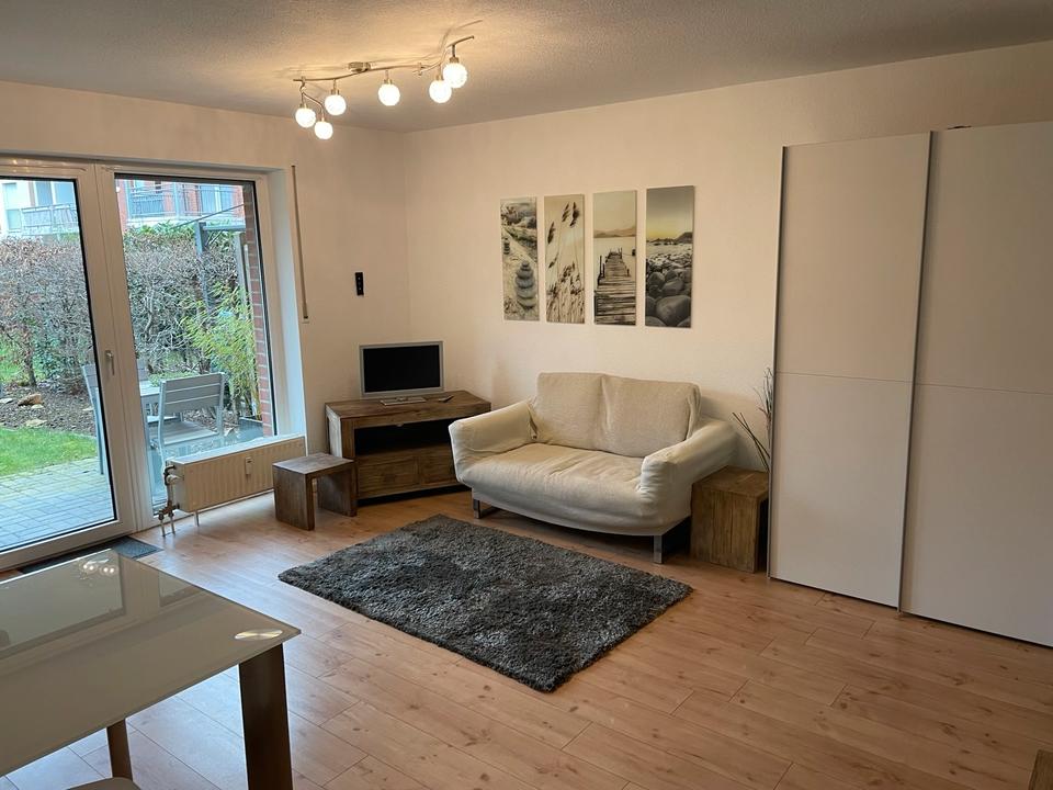 Thumbnail-Helles, vollständig möbliertes Apartment mit eigenem Garten