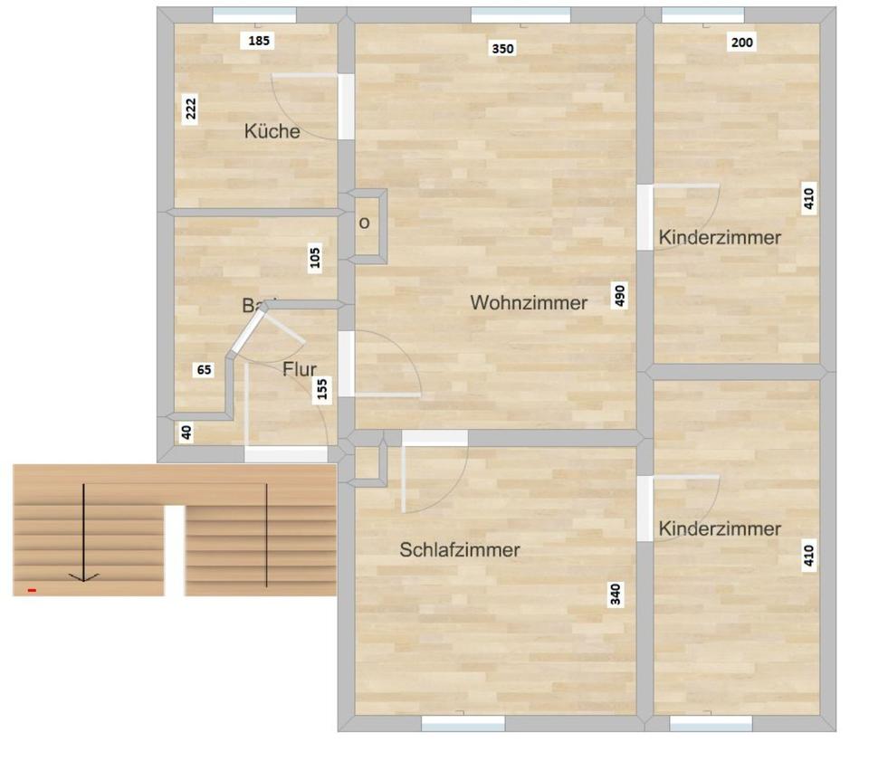 Thumbnail-Helle 4-ZKB Eigentumswohnung - provisionsfrei - zu verkaufen