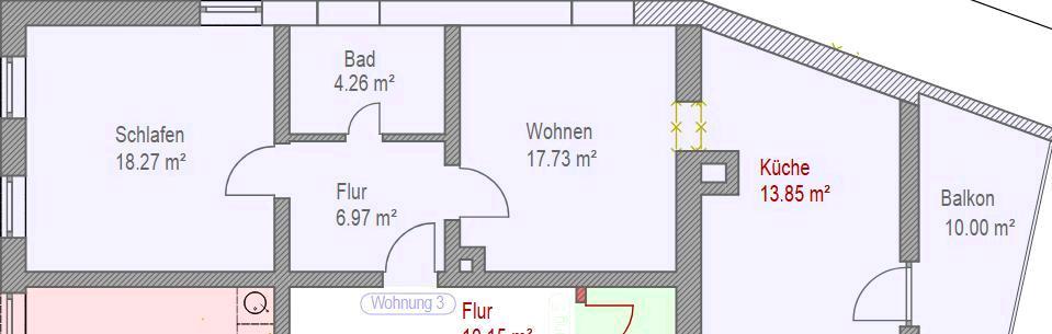 Thumbnail-3 Zimmer Wohnung inkl. Balkon im Zentrum von Bad Griesbach