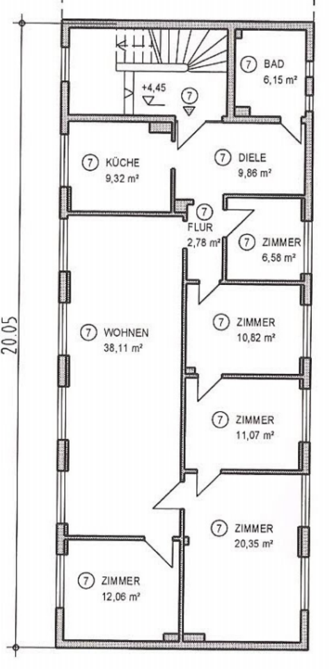 Thumbnail-6-Zimmer-Wohnung in ruhiger Lage | Malstatt | 6ZKB | Ruhige Lage
