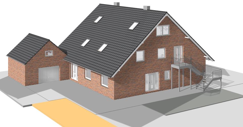 Thumbnail-Maisonette- Wohnung 1.OG und DG mit Balkon saniert in Rees Haffen