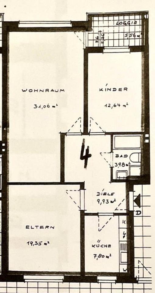 Thumbnail-3-Zimmer-Wohnung in Lehrte-Sievershausen – ca. 86 m²