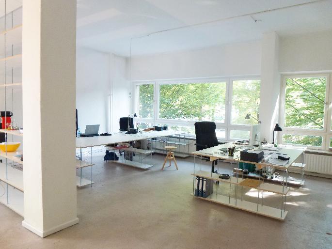 Thumbnail-Sehr schöne Büroplätze in sonniger Loftetage nahe Markthalle Moabit - All-in-Miete