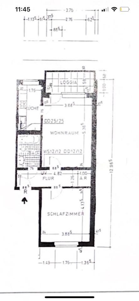 Thumbnail-2Zimmerwohnug mit WBS zum 01.01
