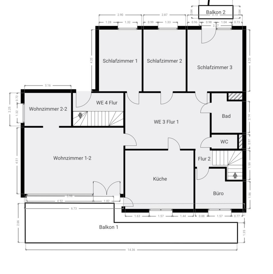 Thumbnail-Große Wohnung in zentraler Lage von Rastede