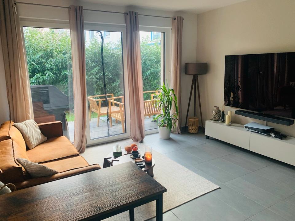 Thumbnail-Hochwertige 2-Zimmer-Wohnung GartenTerrasseTG-StellplatzEBK