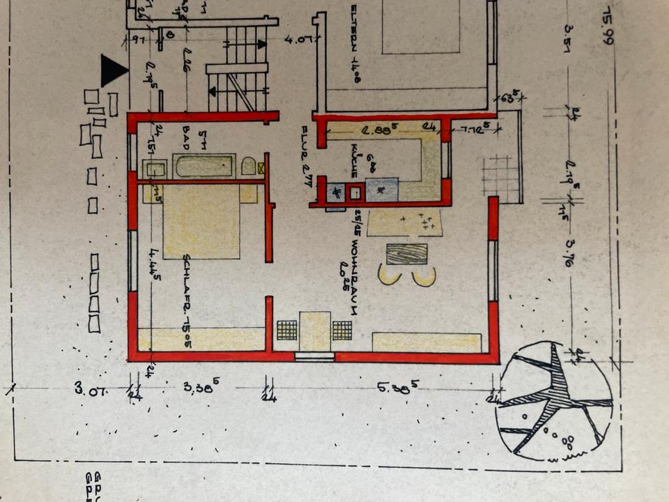 Thumbnail-von privat - vermietete 2-Zimmer-Wohnung mit Garten & Stellplatz