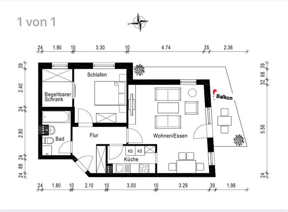 Thumbnail-Untermiete Wohnung bis Juli 2027 zur Miete in Oberschönweide