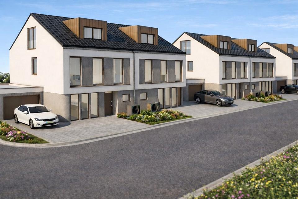Thumbnail-Exklusive Neubau-DHH I Design-Architektur I PV Anlage