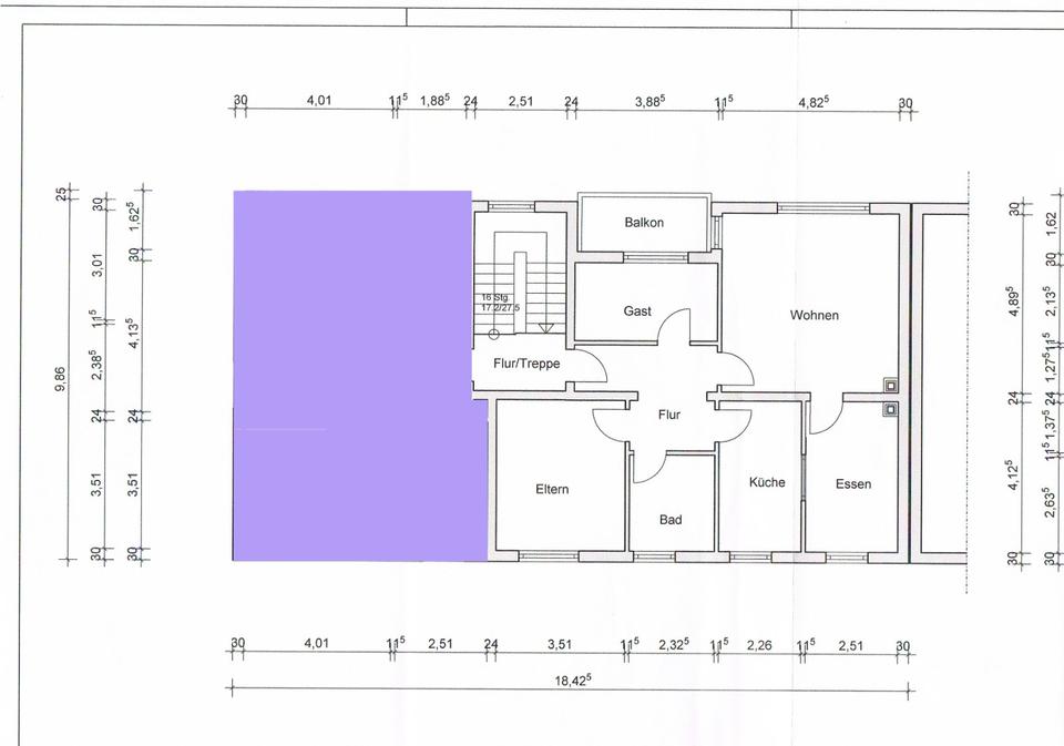 Thumbnail-4-Zimmer Eigentumswohnung 87 m² mit Balkon, Garage & Keller