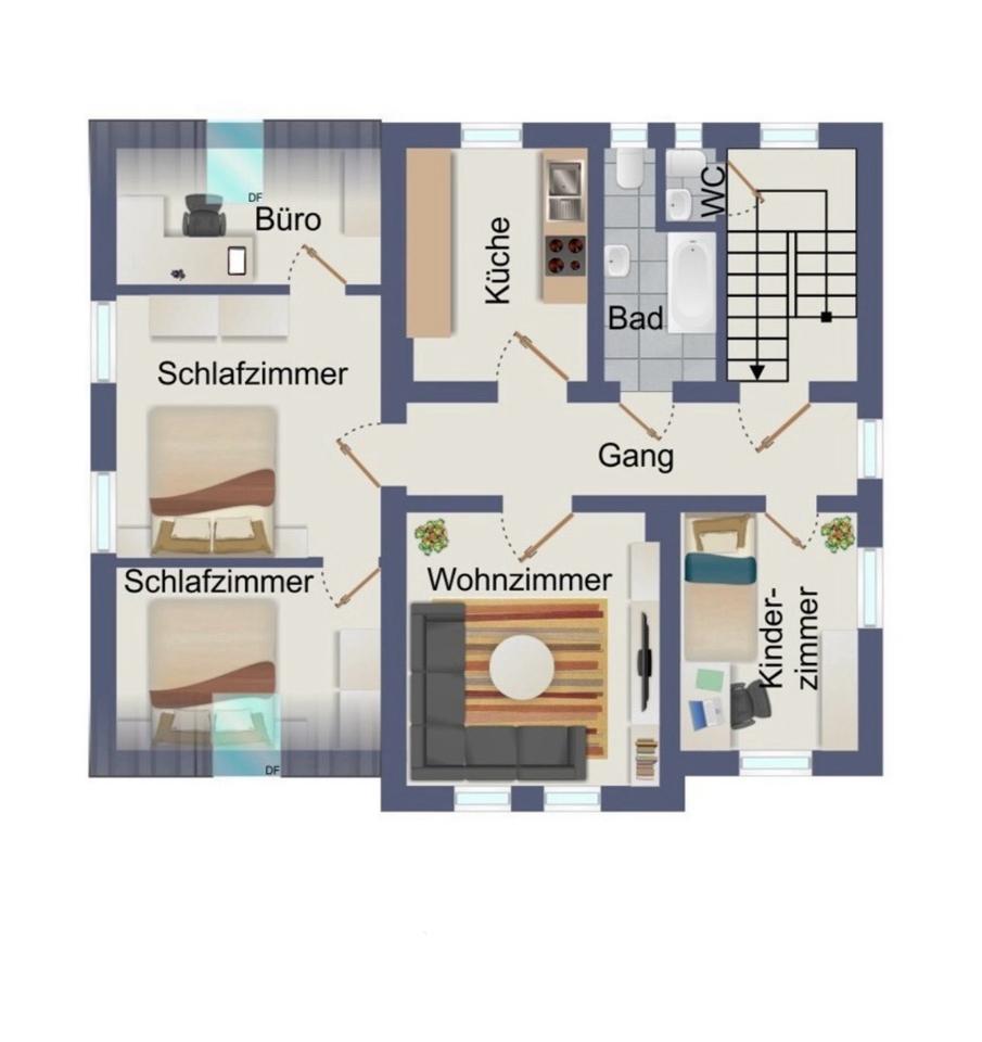 Thumbnail-Charmante 5-Zimmer-Wohnung mit Panoramablick in Bad Hersfeld
