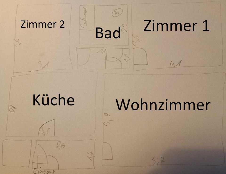 Thumbnail-3 ZKB mit Balkon und Stellplatz auf dem Hof