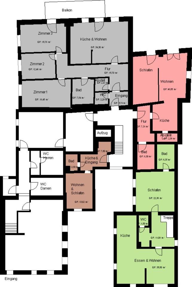 Thumbnail-Mehrfamilienhaus 12 Wohnungen 950m² Miltenberg