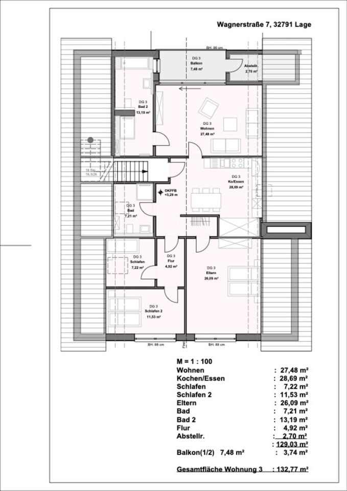 Thumbnail-Wohnung im Dachgeschoß