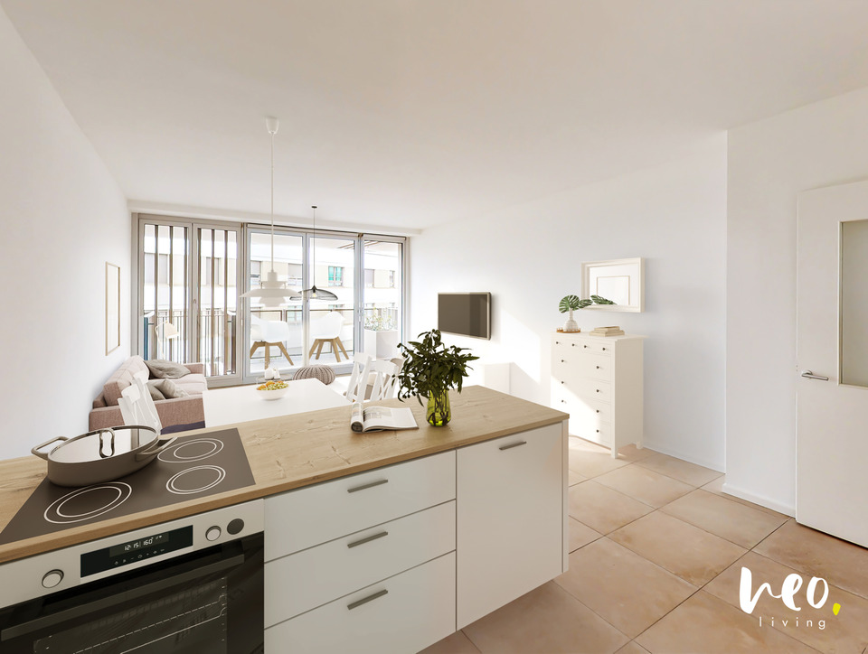 Thumbnail-Ideal geschnitten mit 2 Bädern und Südbalkon