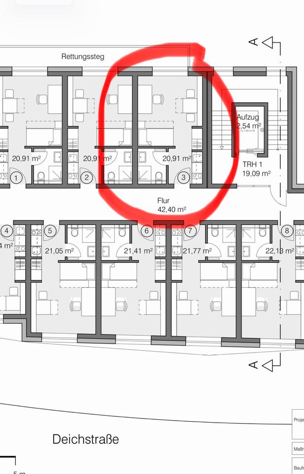 Thumbnail-Nachmieter 1 Zimmer Apartment in Bremerhaven nur für Studenten